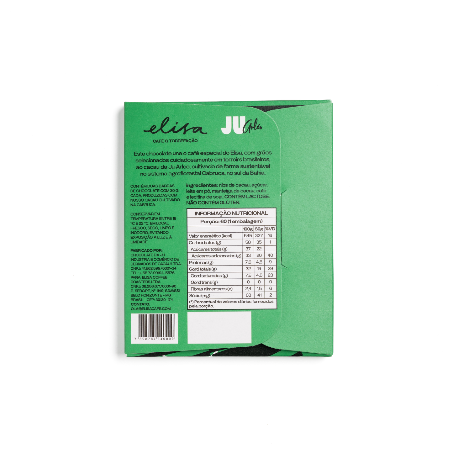Chocolate 55% + Café - 60g