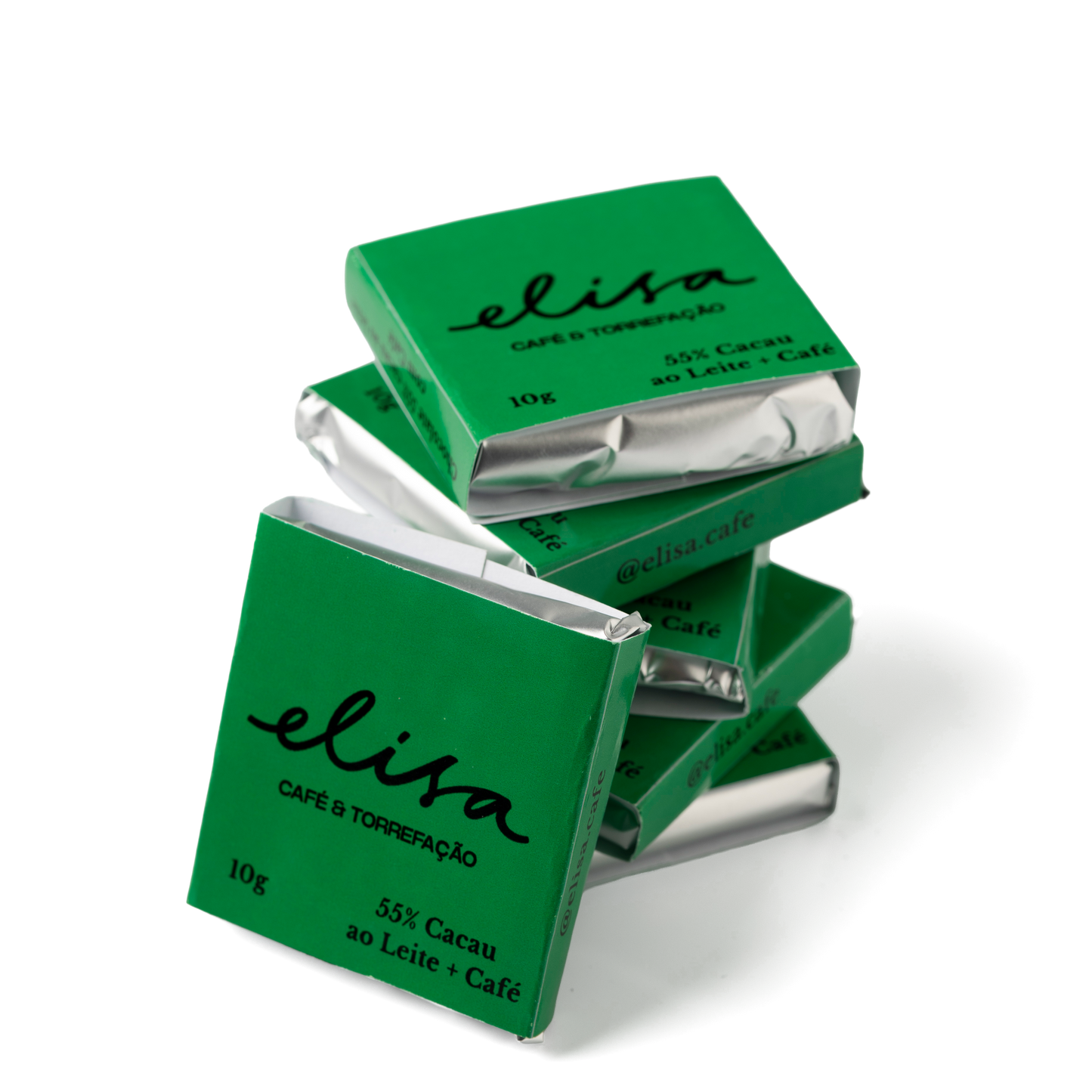 Kit Chocolate Elisa 55% Cacau e café – 6 Unidades