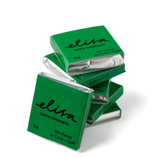 KIT CHOCOLATE ELISA 55% CACAU E CAFÉ – 6 Unidades