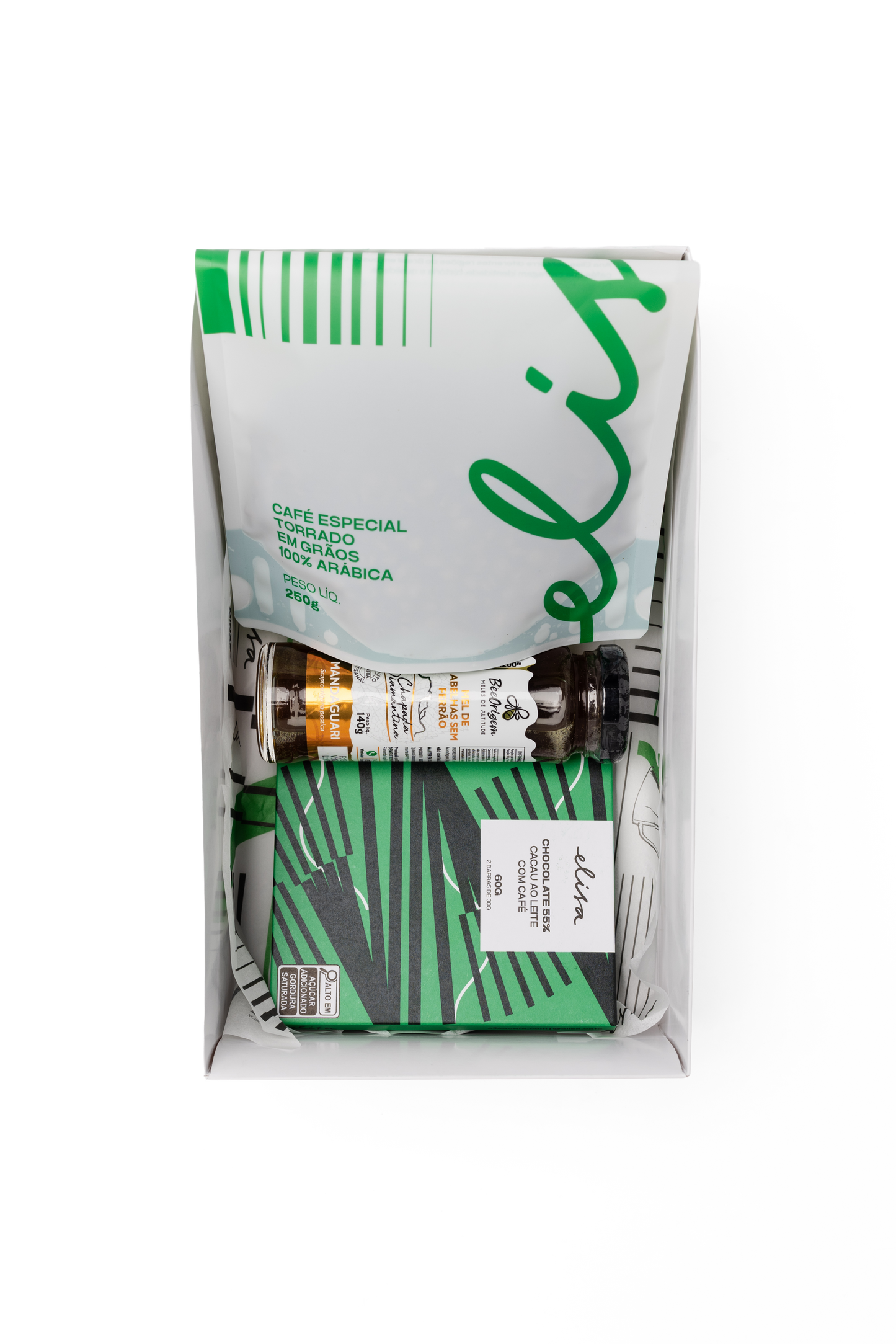 KIT PRESENTE - CAFÉ + MEL+ CHOCOLATE
