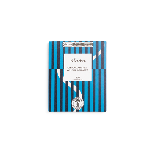 CHOCOLATE AO LEITE 36% COM CAFÉ